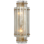 Cadence Tiered Sconce- Antique Brass/ Polished Nickel
