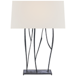 Aspen Console Lamp- Blackened Rust/ Gilded Iron Finishes