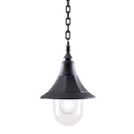 Shannon 1 Light Chain Lantern - Black IP44 E27