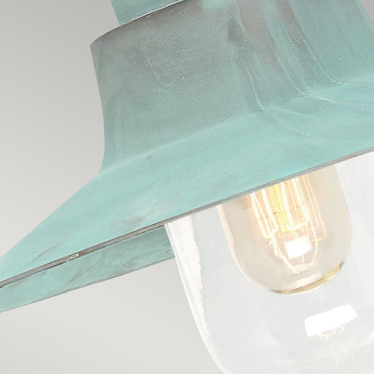 Somerton Wall Lantern – Verdigris Finish