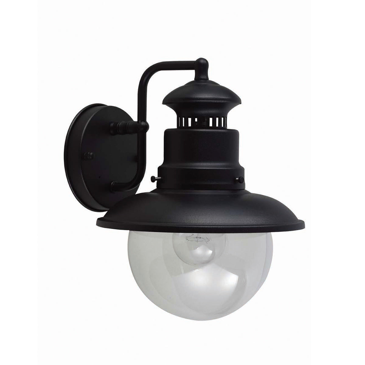 Shipston Wall Lantern – Black Finish
