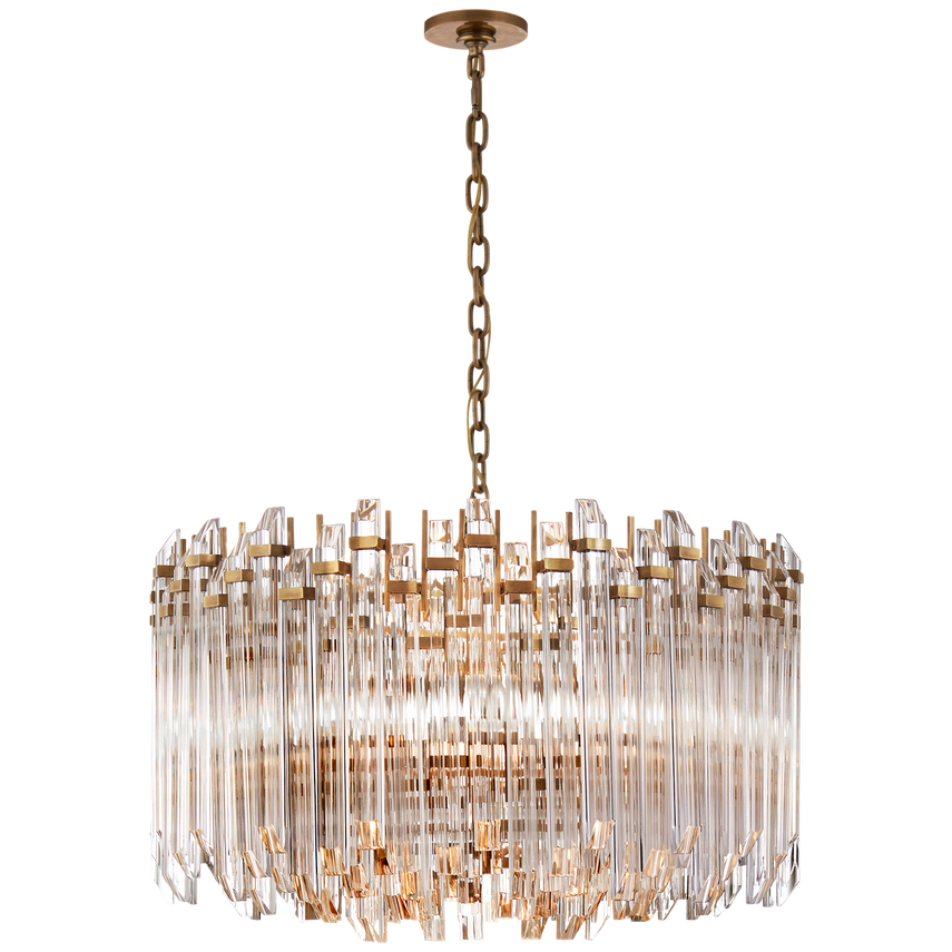 Adele Large Wide Drum Chandelier