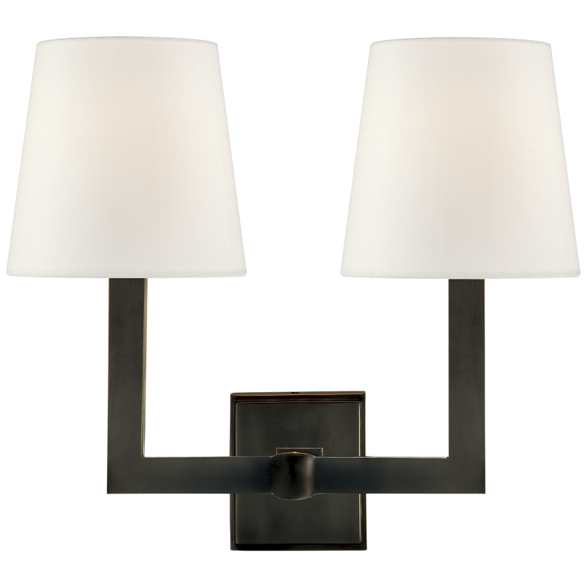 Square Tube Single/ Double Sconce- Various Finishes