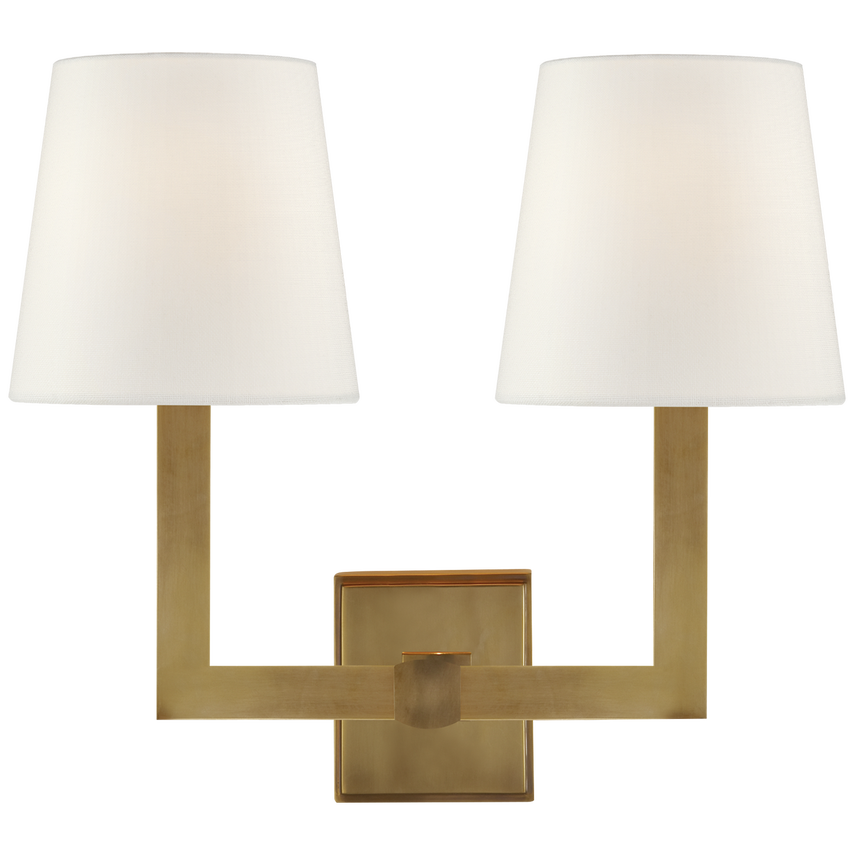 Square Tube Single/ Double Sconce- Various Finishes