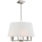 Square Tube Hanging Shade- Bronze/ Polished Nickel/ Antique Brass Finishes