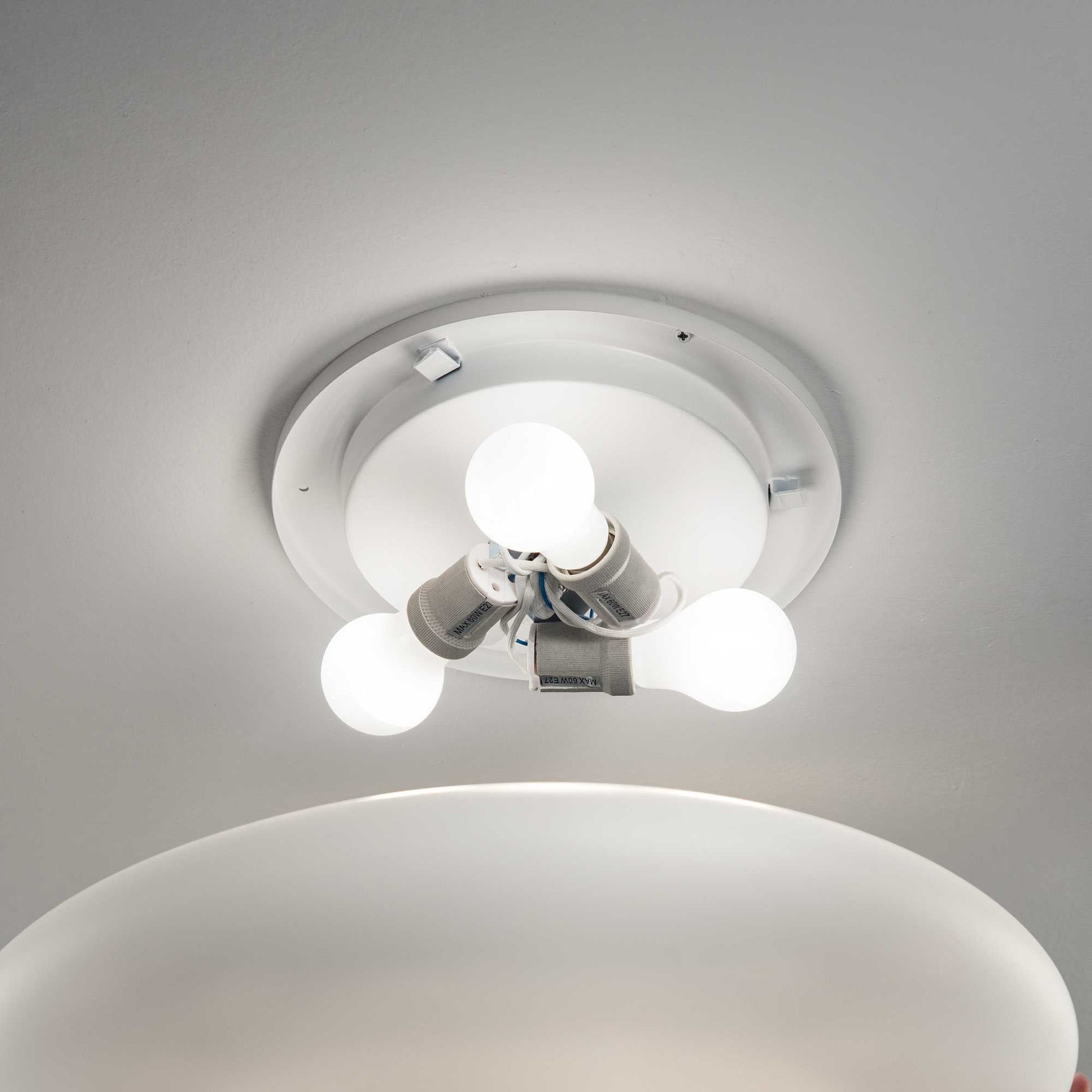 Smarties Flush Light Fitting - White Finish - Cusack Lighting