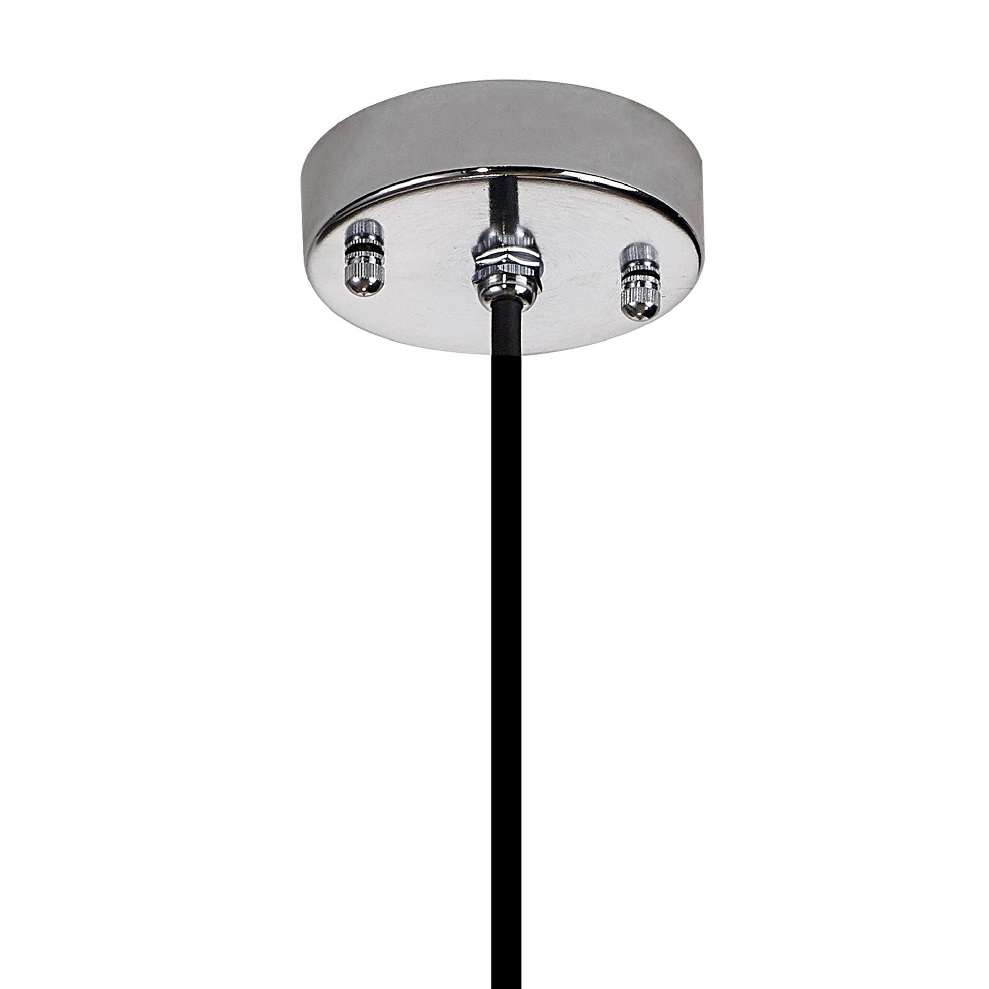 Soiree Outdoor Pendant IP65 - Titanium Silver & Polished Chrome Finish