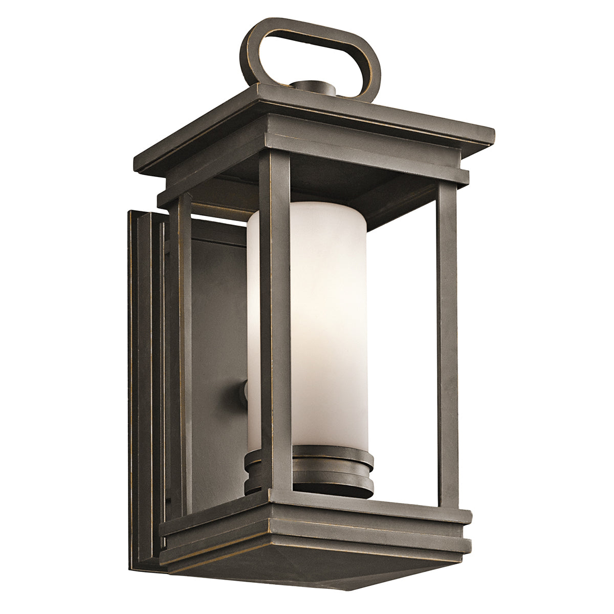 South Hope Small Wall Lantern - Rubbed Bronze Finish