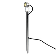 Spennymoor 1Lt LED Spotlight 415mm Spike – Annodised Aluminium Finish