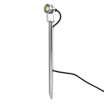 Spennymoor 1Lt LED Spotlight 415mm Spike – Annodised Aluminium Finish