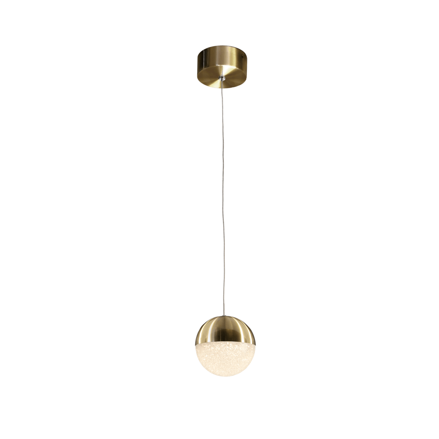 Sphere Led Lamp 1 L.,ø20,Brass Small/Large - Cusack Lighting