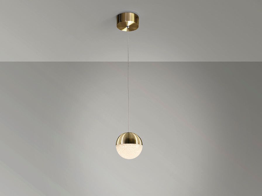 Sphere Led Lamp 1 L.,ø20,Brass Small/Large