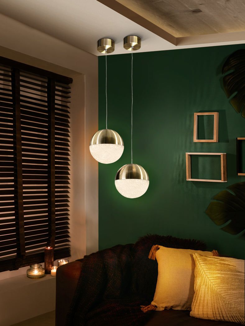 Sphere Led Lamp 1 L.,ø20,Brass Small/Large