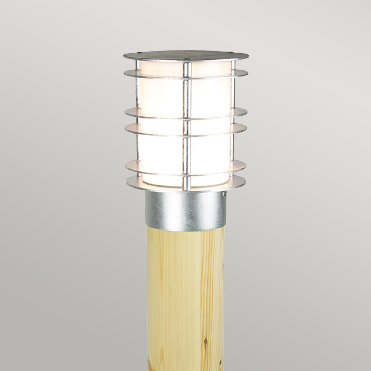 Stockholm 1 Light Small/Medium/Large Bollard - Various Finish E27 IP65