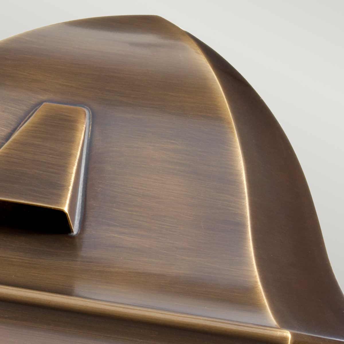 St James 1 Light Outdoor Wall Lantern - Aged Brass E27 IP44