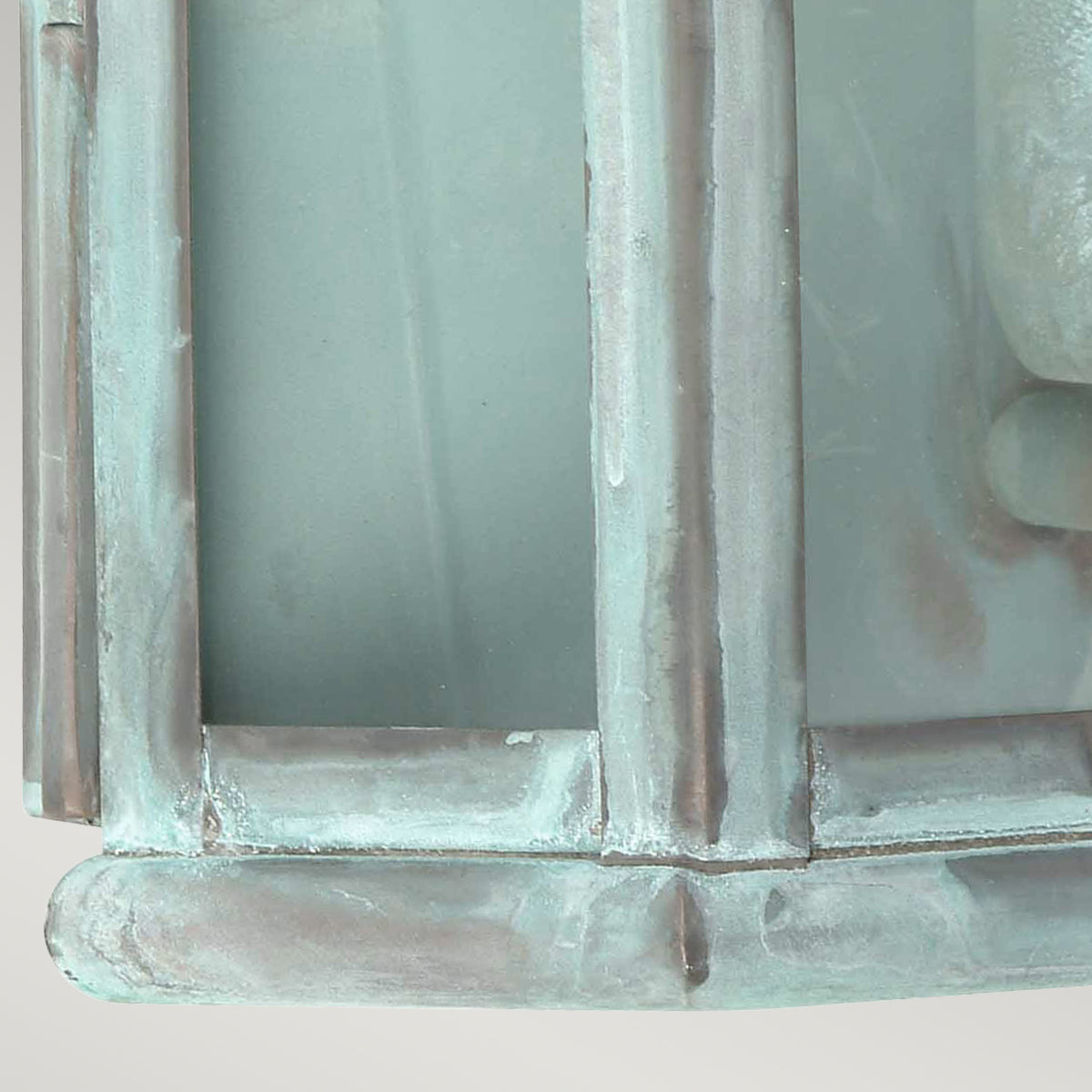 St Martins Medium Wall Lantern - Verdigris Finish
