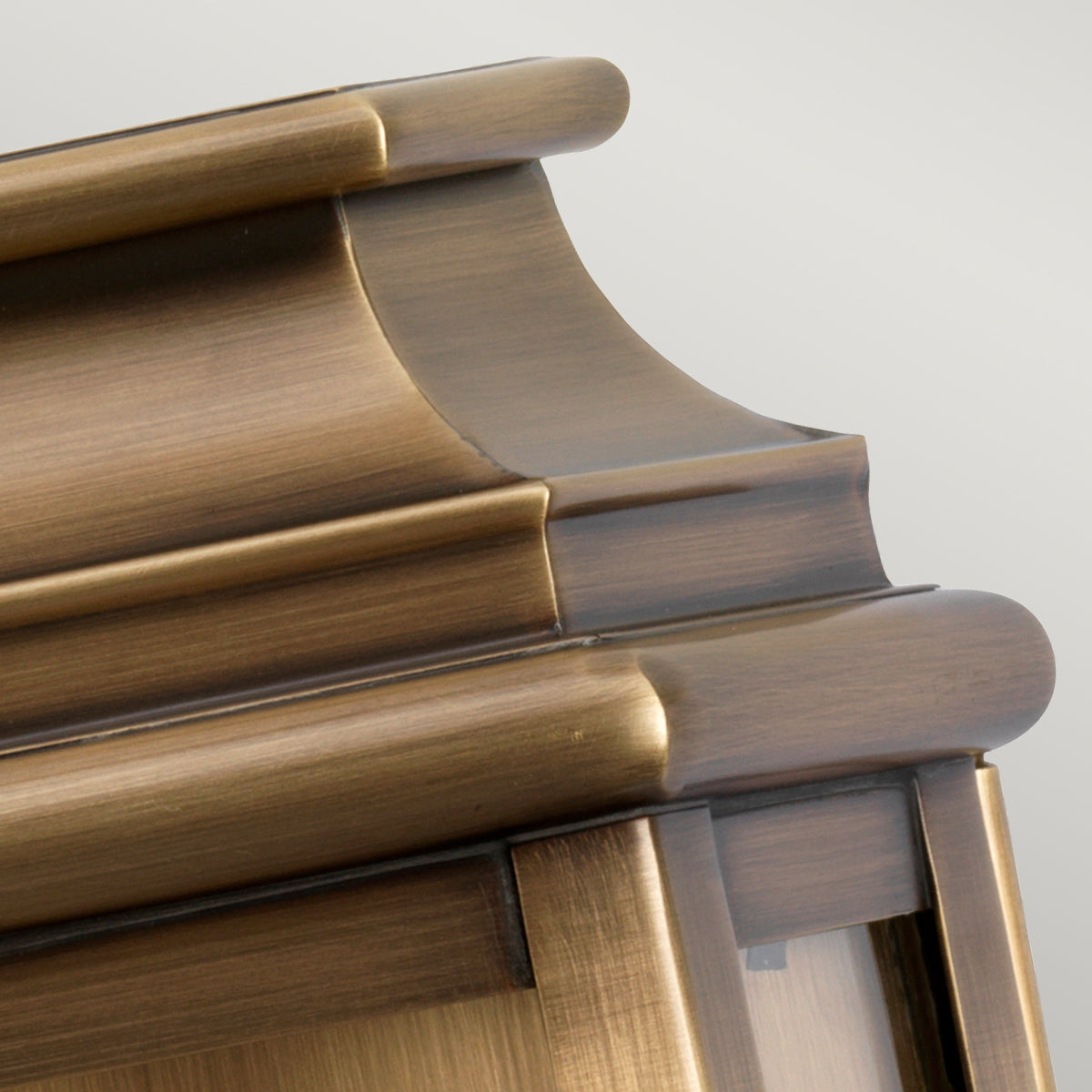 St Martins Medium Wall Lantern - Aged Brass Finish