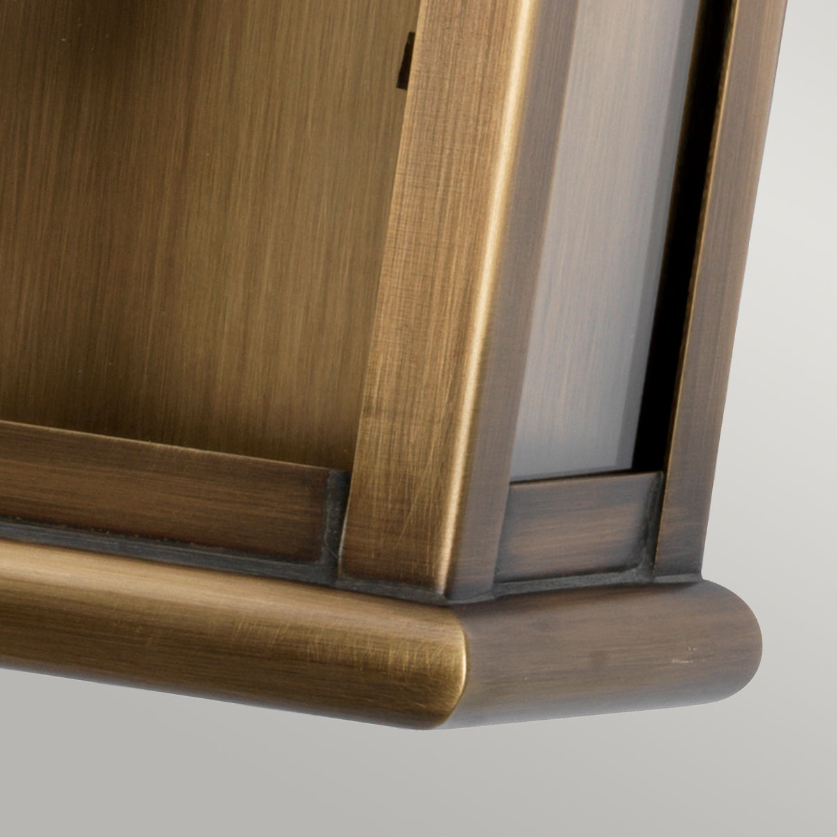 St Martins Medium Wall Lantern - Aged Brass Finish