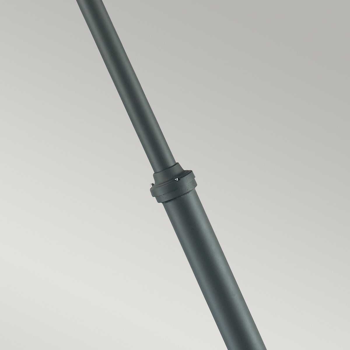 Stockholm 1/2Lt Lamp Post - Black/Galvanised IP54  E27