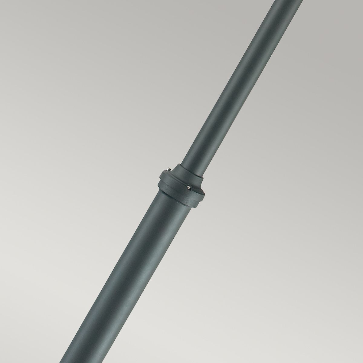 Stockholm 1/2Lt Lamp Post - Black/Galvanised IP54  E27