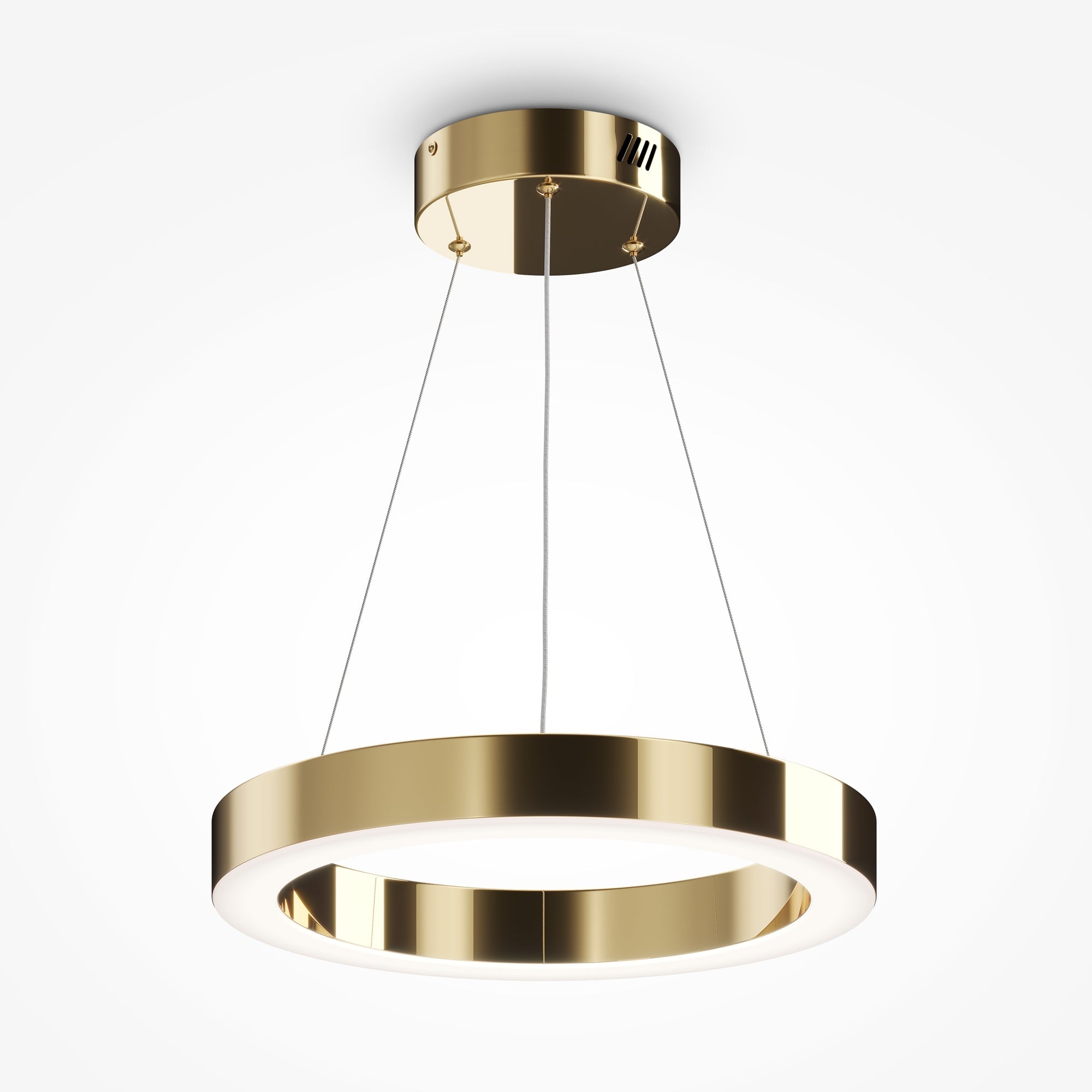 Saturno Small/Medium/Large LED Hanging Light - Brass Finish