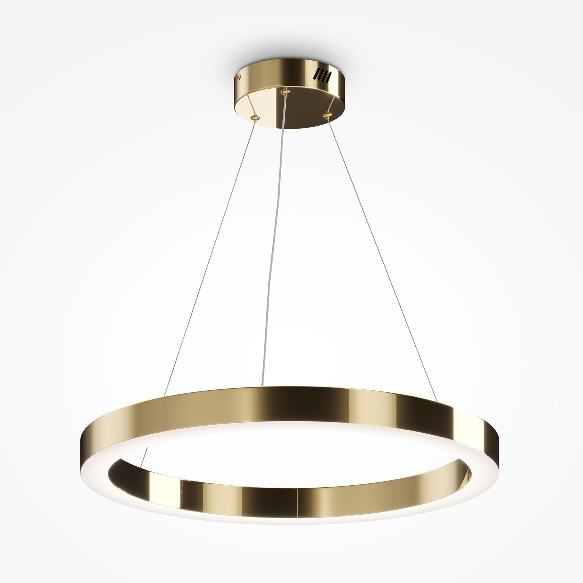 Saturno Small/Medium/Large LED Hanging Light - Brass Finish