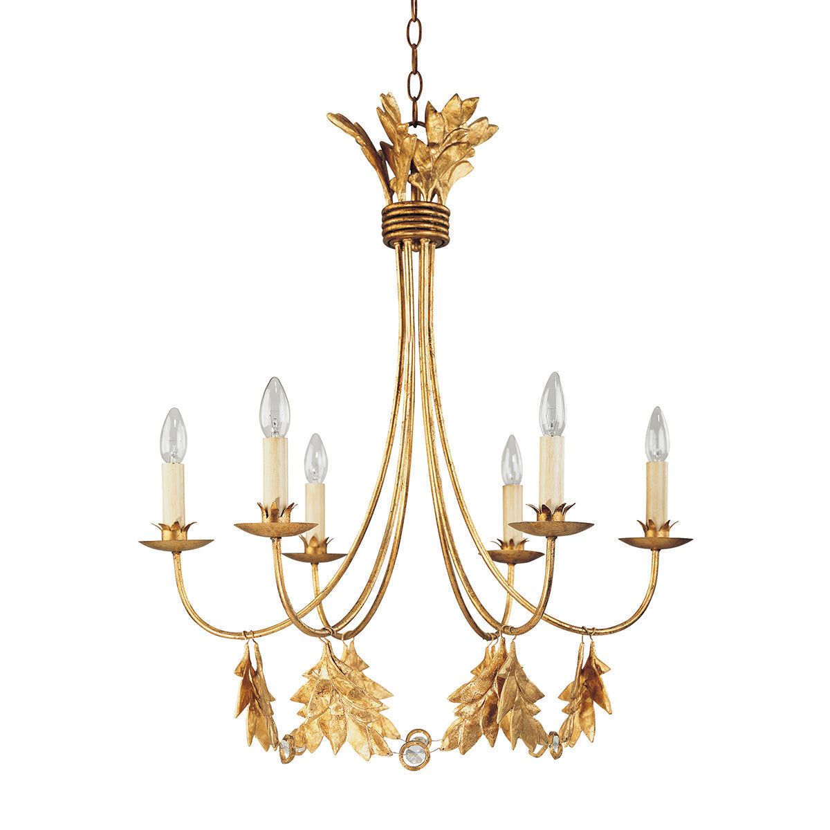 Sweet Olive 6L Centre Ceiling Light – Gilded Gold Finish