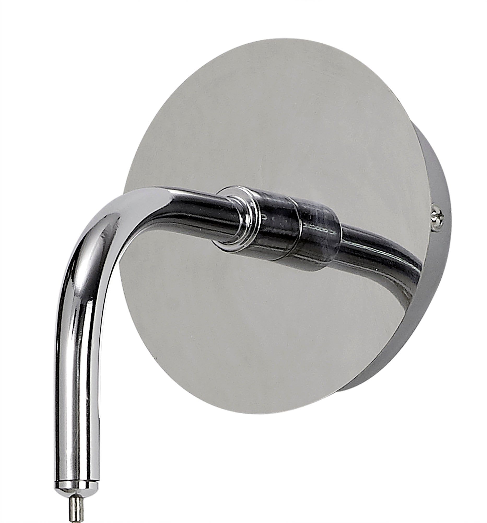 Syros Wall Light, 1 x G9, Polished Chrome/Amber Glass/Smoked Glass/Clear Glass