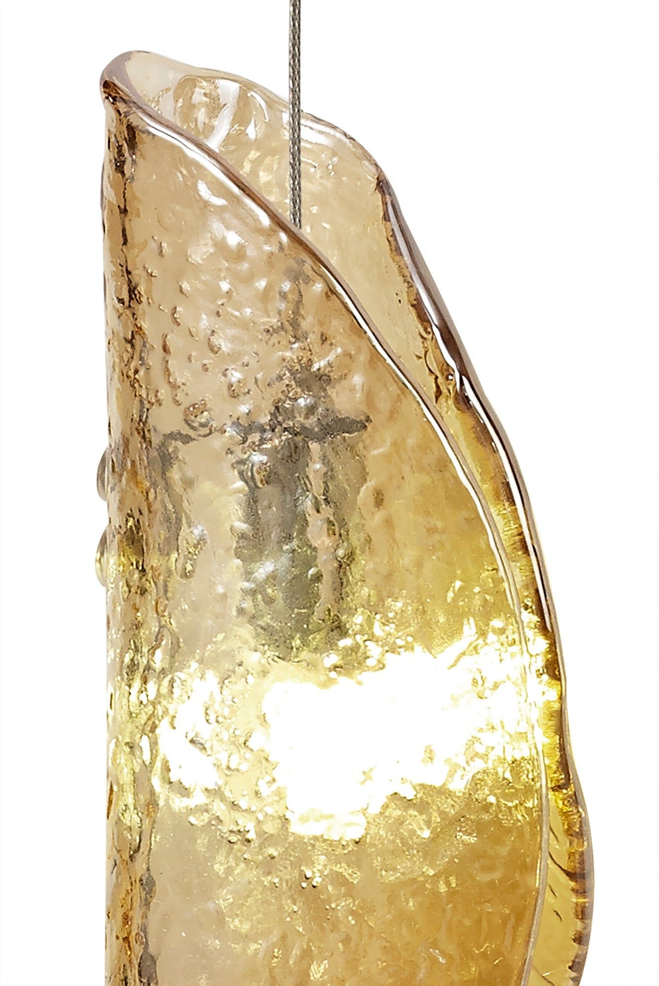 Syros Wall Light, 1 x G9, Polished Chrome/Amber Glass/Smoked Glass/Clear Glass