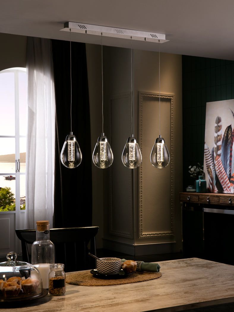 Taccia Lamp 4 L. Led Chrome