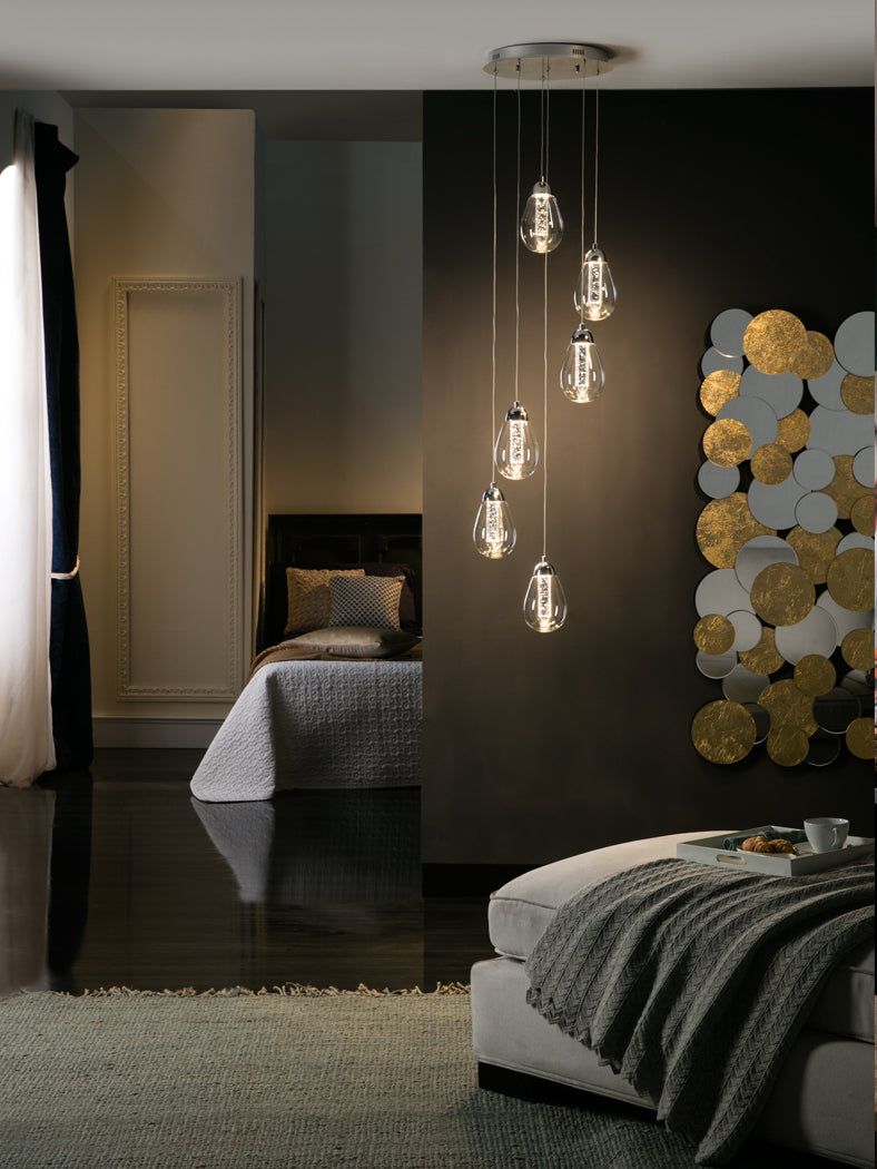 Taccia Lamp 3/6 L,chrome/colour