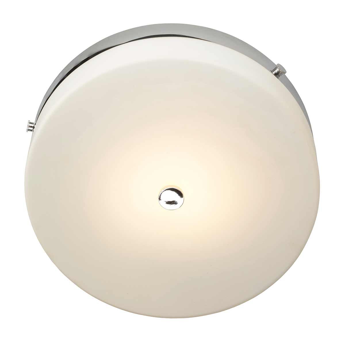 Tamar Medium/Large Flush Ceiling Light IP44 – Polished Chrome / Polished Chrome