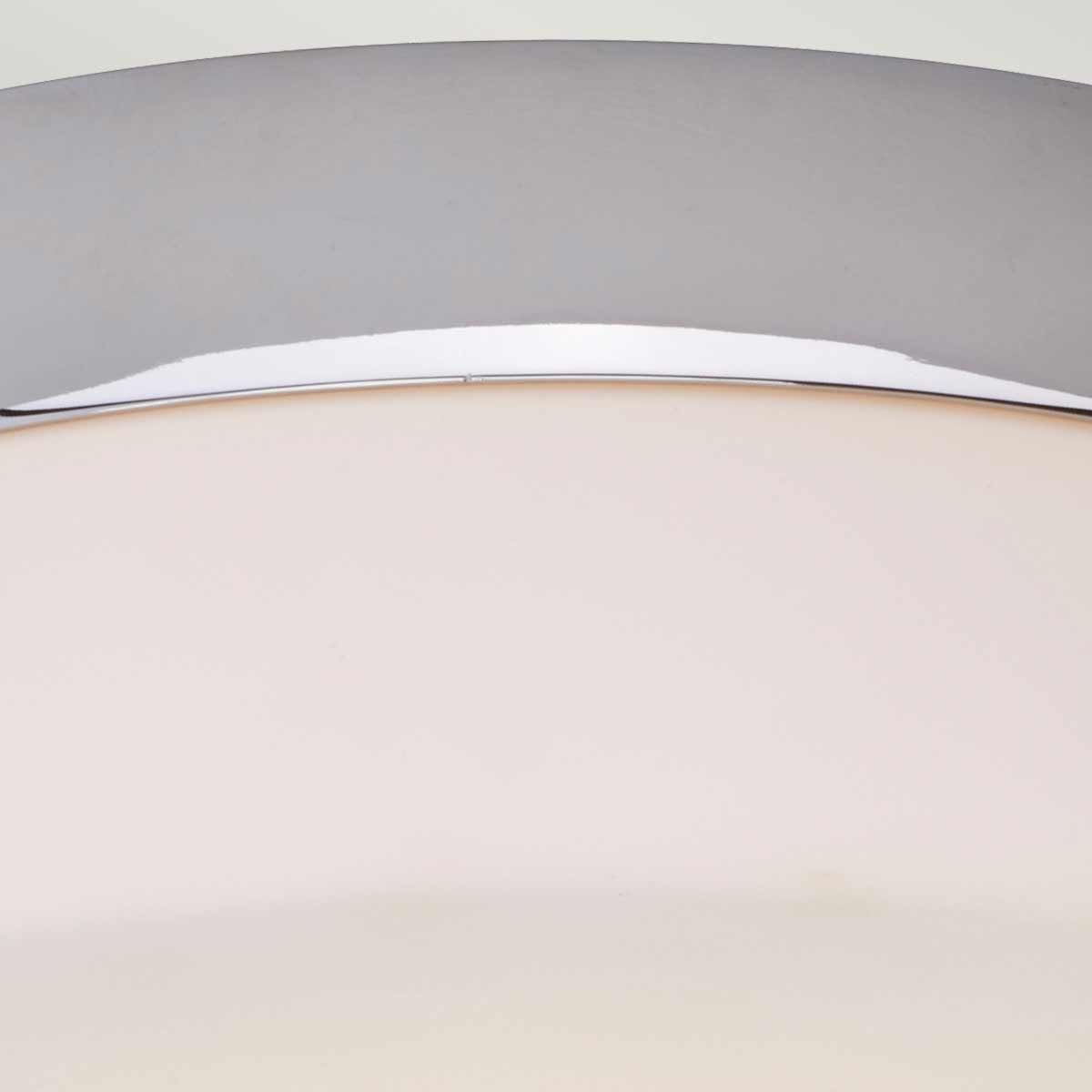 Tamar Medium/Large Flush Ceiling Light IP44 – Polished Chrome / Polished Chrome