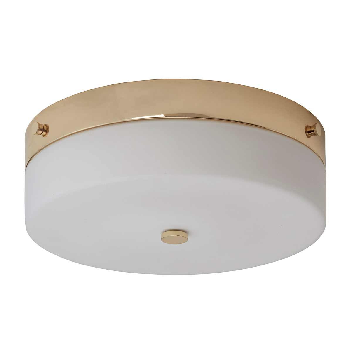 Tamar Medium/Large Flush Ceiling Light IP44 – Polished Chrome / Polished Chrome