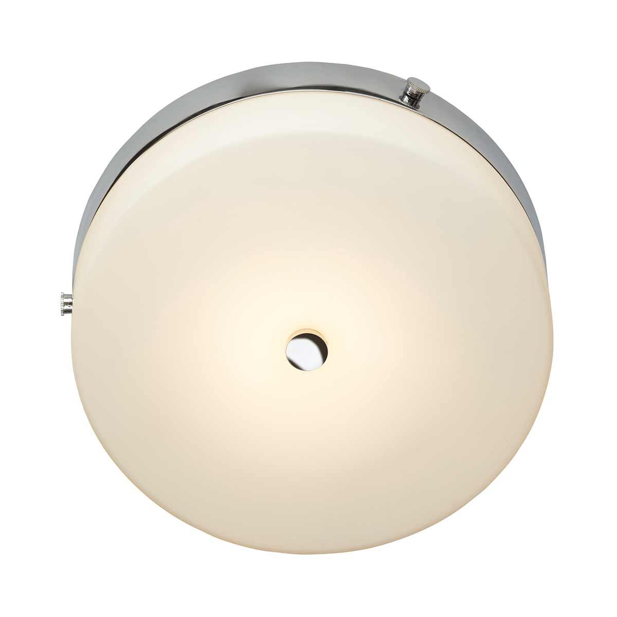 Tamar Medium/Large Flush Ceiling Light IP44 – Polished Chrome / Polished Chrome