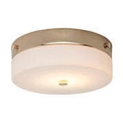 Tamar Medium/Large Flush Ceiling Light IP44 – Polished Chrome / Polished Chrome