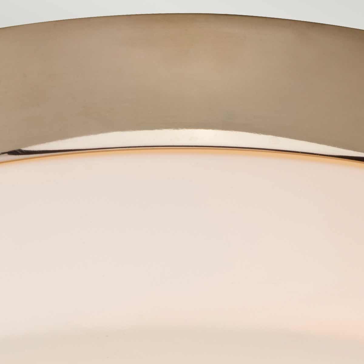 Tamar Medium/Large Flush Ceiling Light IP44 – Polished Chrome / Polished Chrome