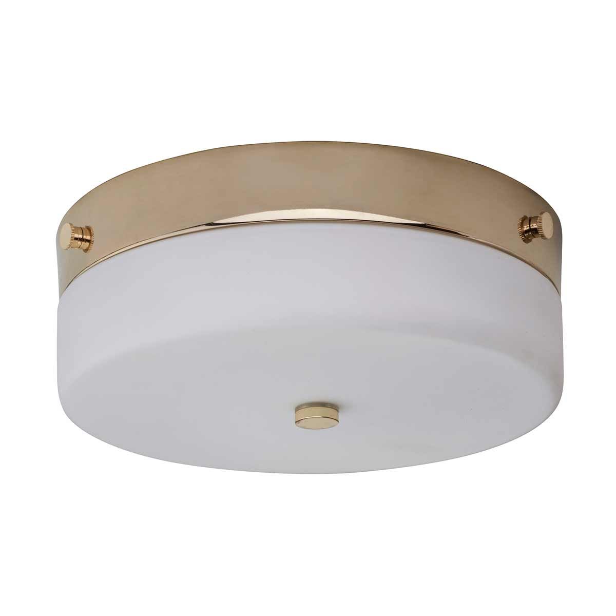 Tamar Medium/Large Flush Ceiling Light IP44 – Polished Chrome / Polished Chrome