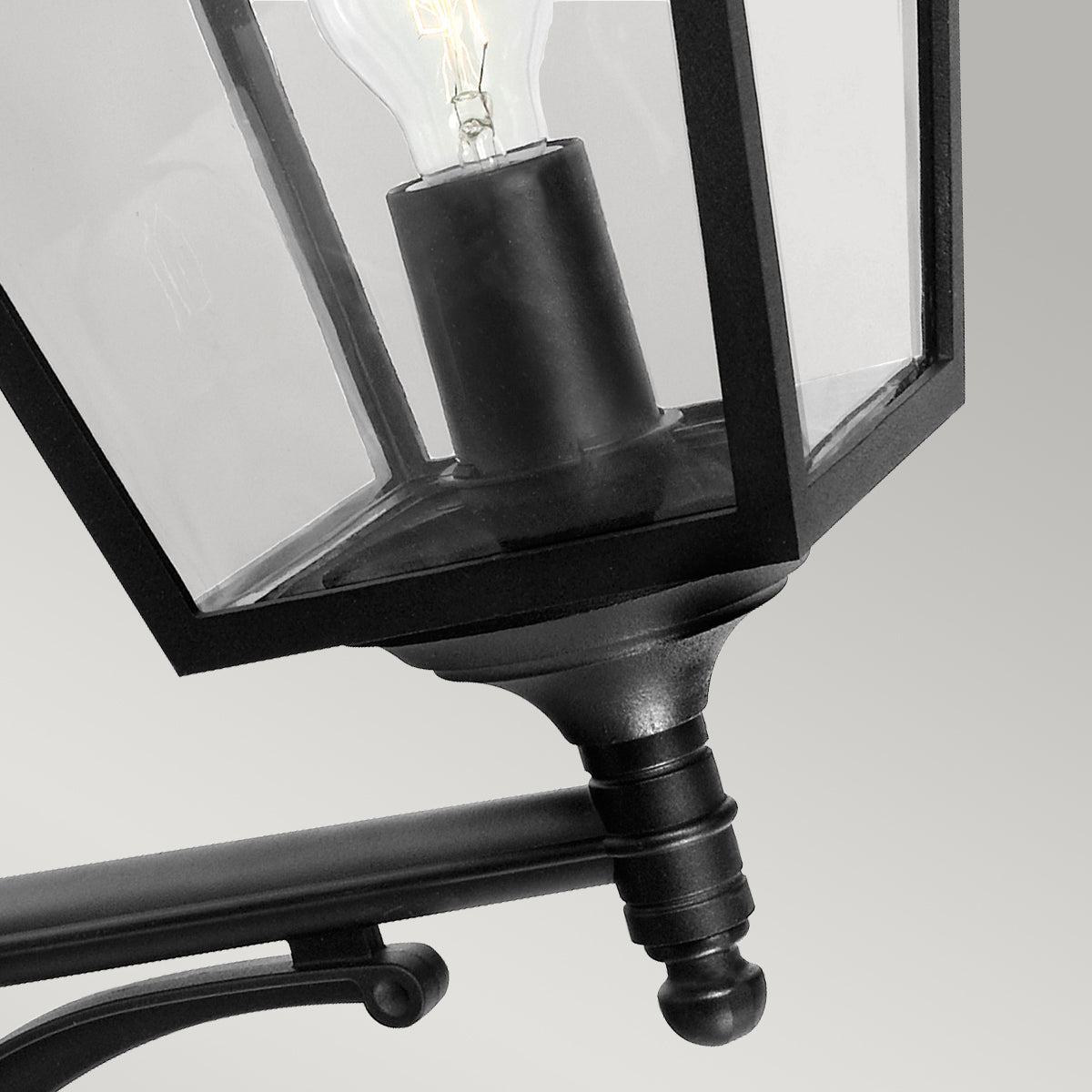 Turin 1 Light Medium/Large Down/Up Wall Lantern - Black