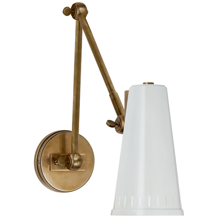Antonio Adjustable Two Arm Wall Lamp