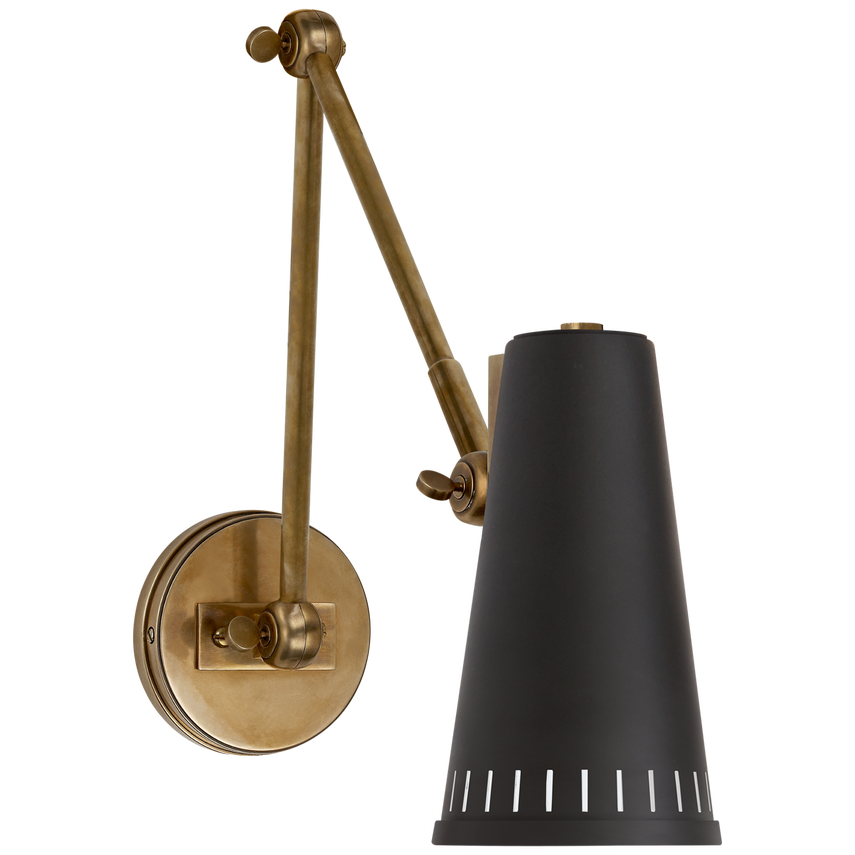 Antonio Adjustable Two Arm Wall Lamp
