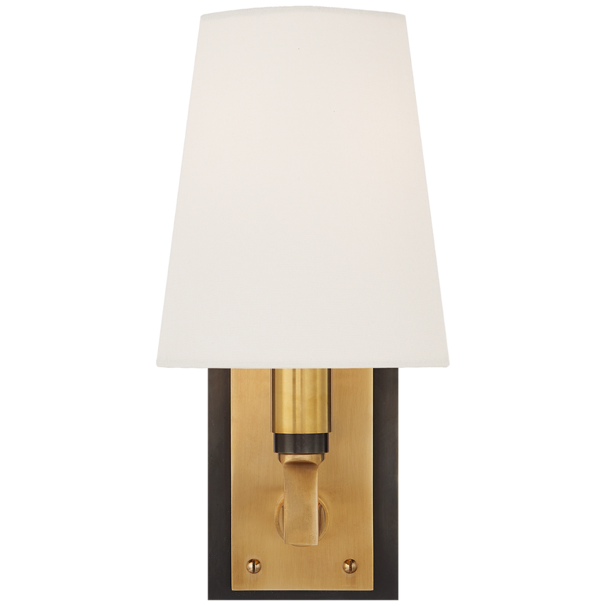 Watson Small Sconce- Nickel/ Brass Finishes