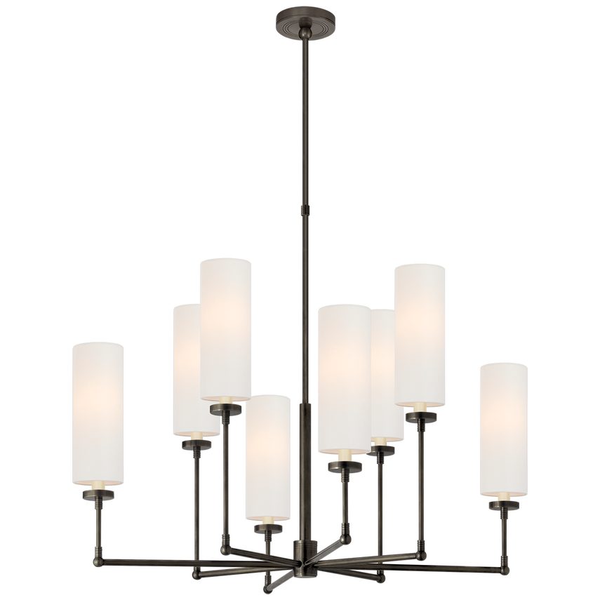 Ziyi Large Chandelier- Bronze/ Nickel/ Brass Finishes