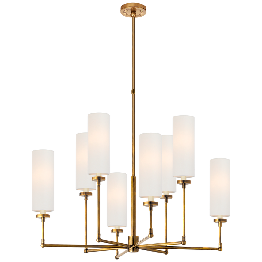 Ziyi Large Chandelier- Bronze/ Nickel/ Brass Finishes