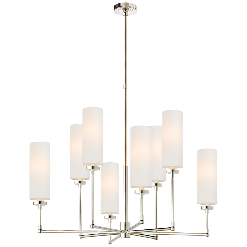 Ziyi Large Chandelier- Bronze/ Nickel/ Brass Finishes
