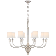 Vivian Large One/Two Tier Chandelier- Brass/ Nickel Finishes