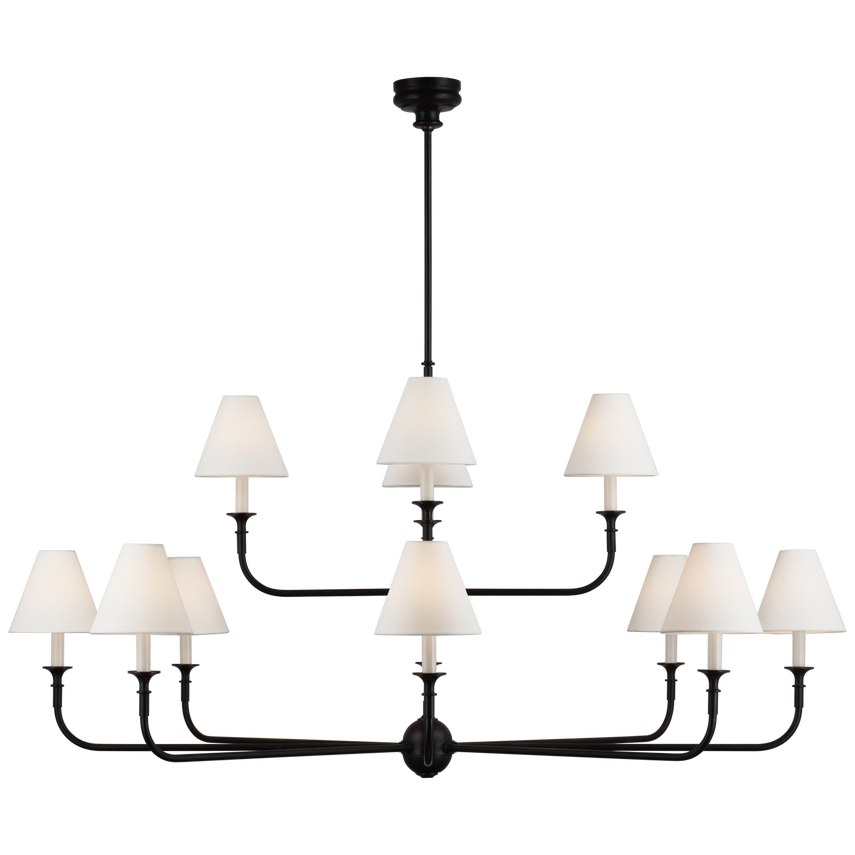 Piaf Grande Two-Tier Chandelier