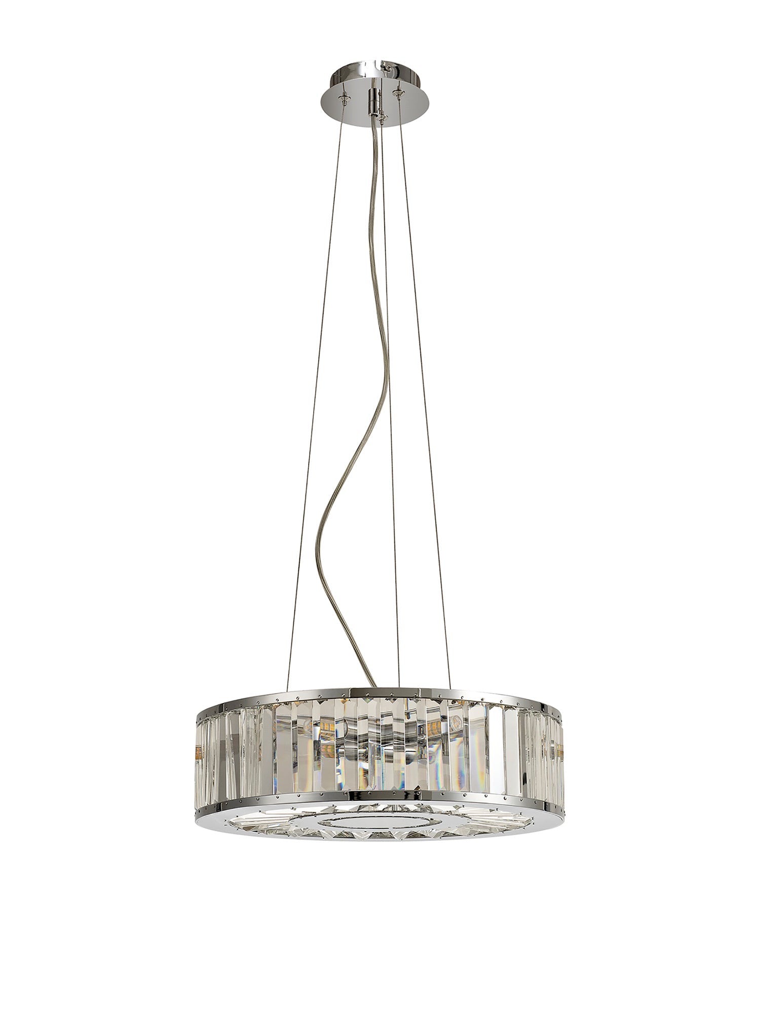 Torre 5/9/10Lt Polished Chrome/Crystal Pendant