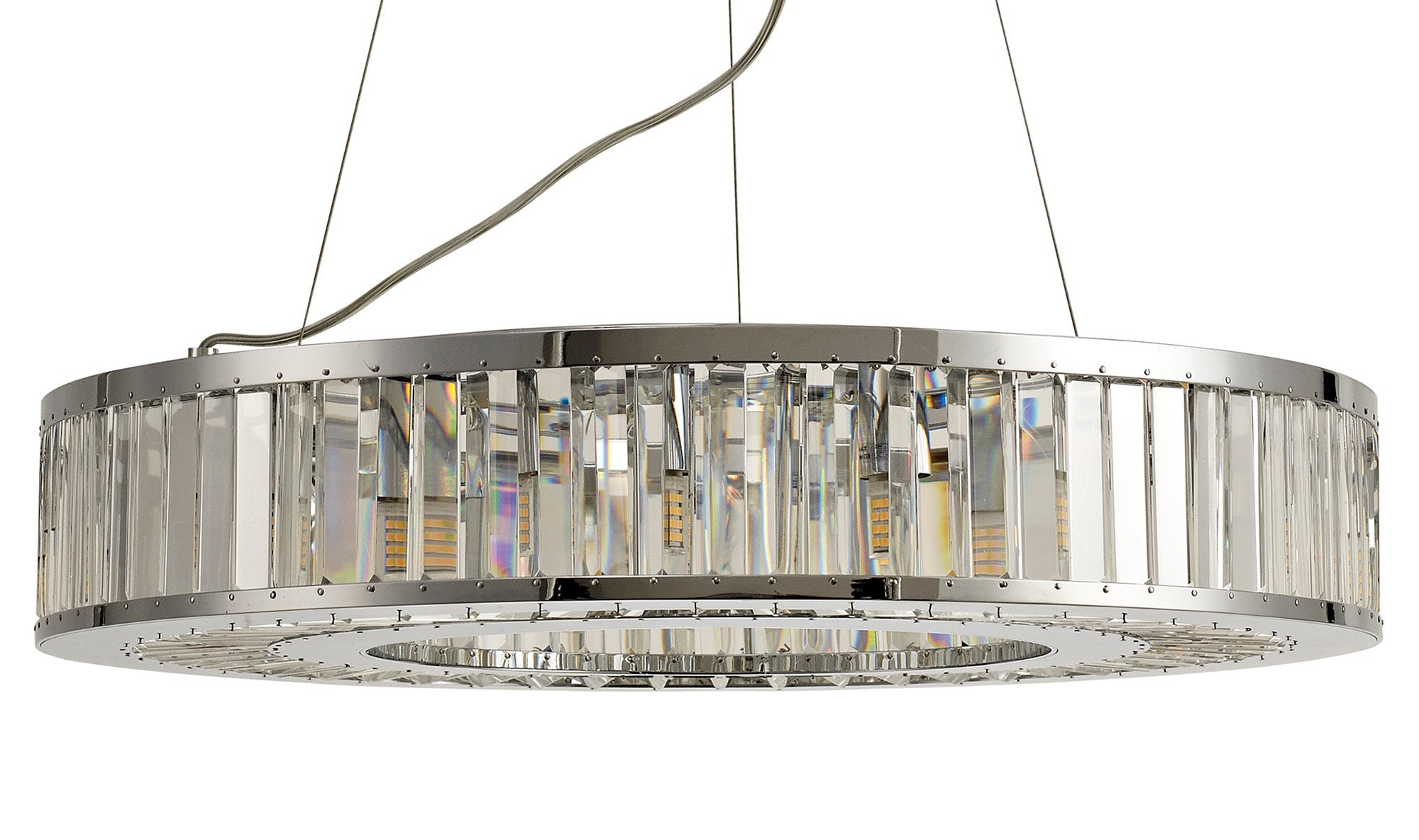 Torre 5/9/10Lt Polished Chrome/Crystal Pendant