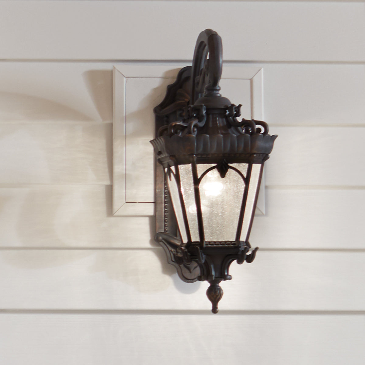 Tournai Large Wall Lantern - Londonderry Finish